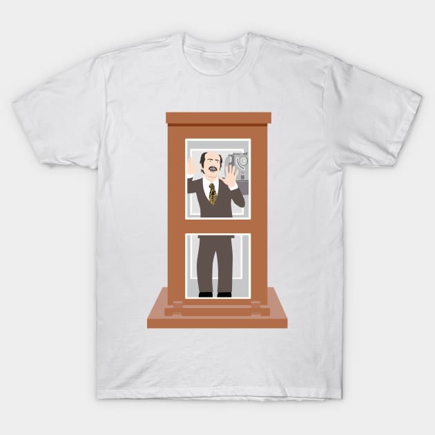 La cabina - The phone box (1972) T-Shirt by Gabriel Pastor Store